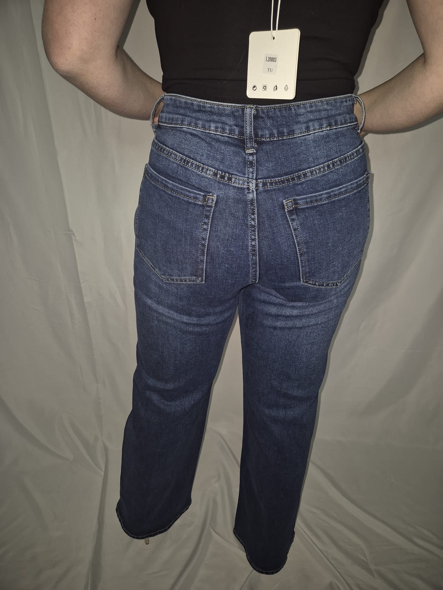 Jeans Palazzo con strass