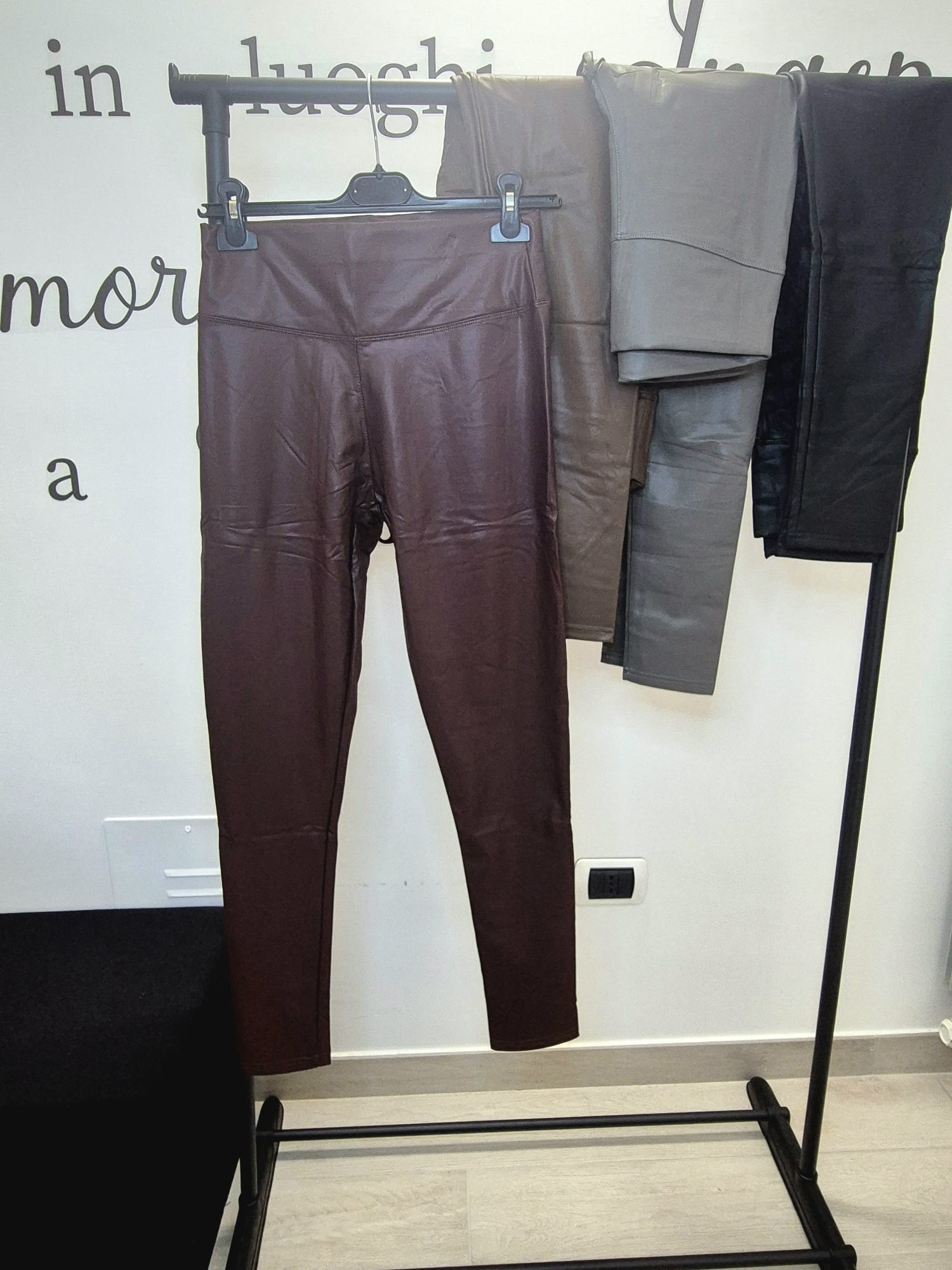 Leggins Felpati in pelle