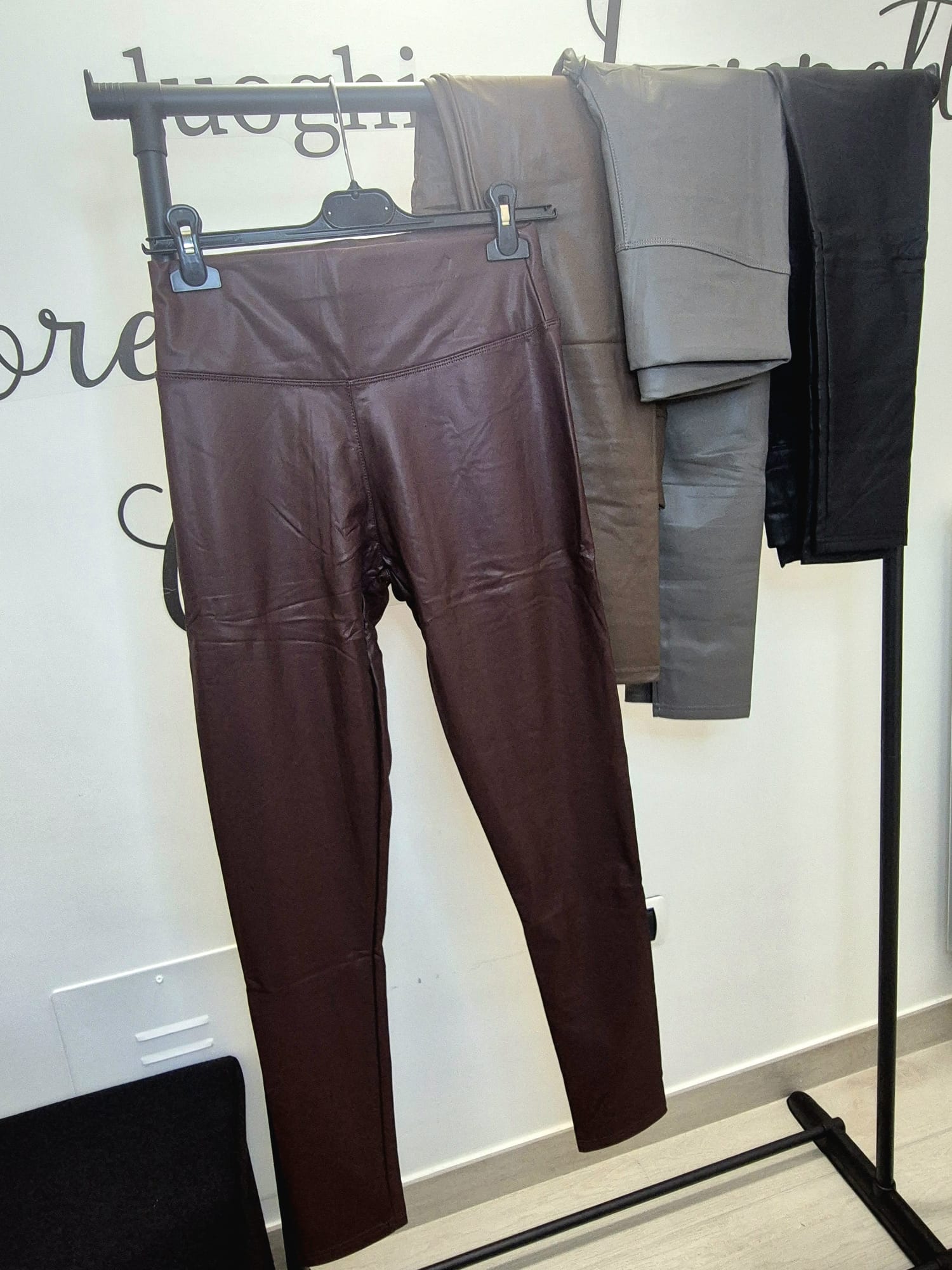 Leggins Felpati in pelle